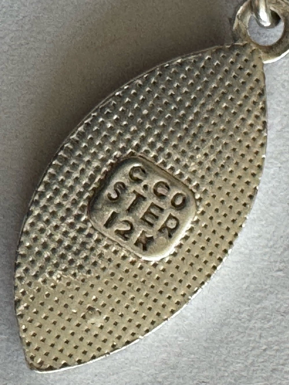 Coleman Black Hills Sterling Silver & Gold Small Teardrop Pendant - Picture 5 of 5